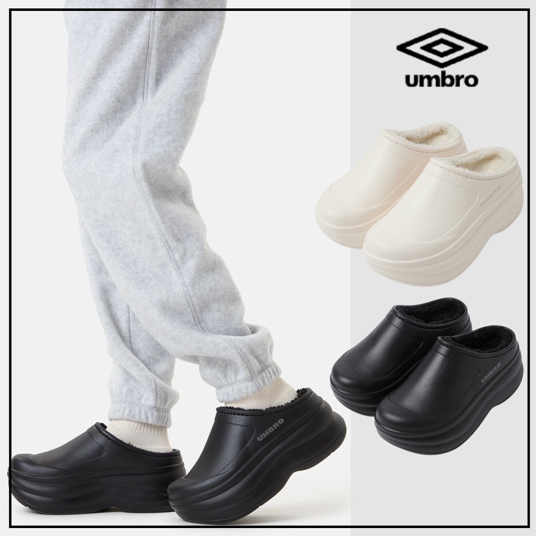韓国*UMBRO■人気 厚底 ファー シューズ■追跡送料込