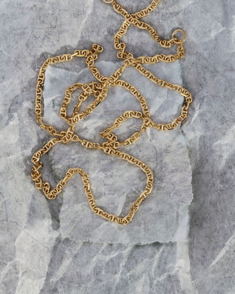 【TEMPLE OF THE SUN】Mariner チェーンネックレス/silver/COSMO AgniNecklaceSolidGoldcloseup.