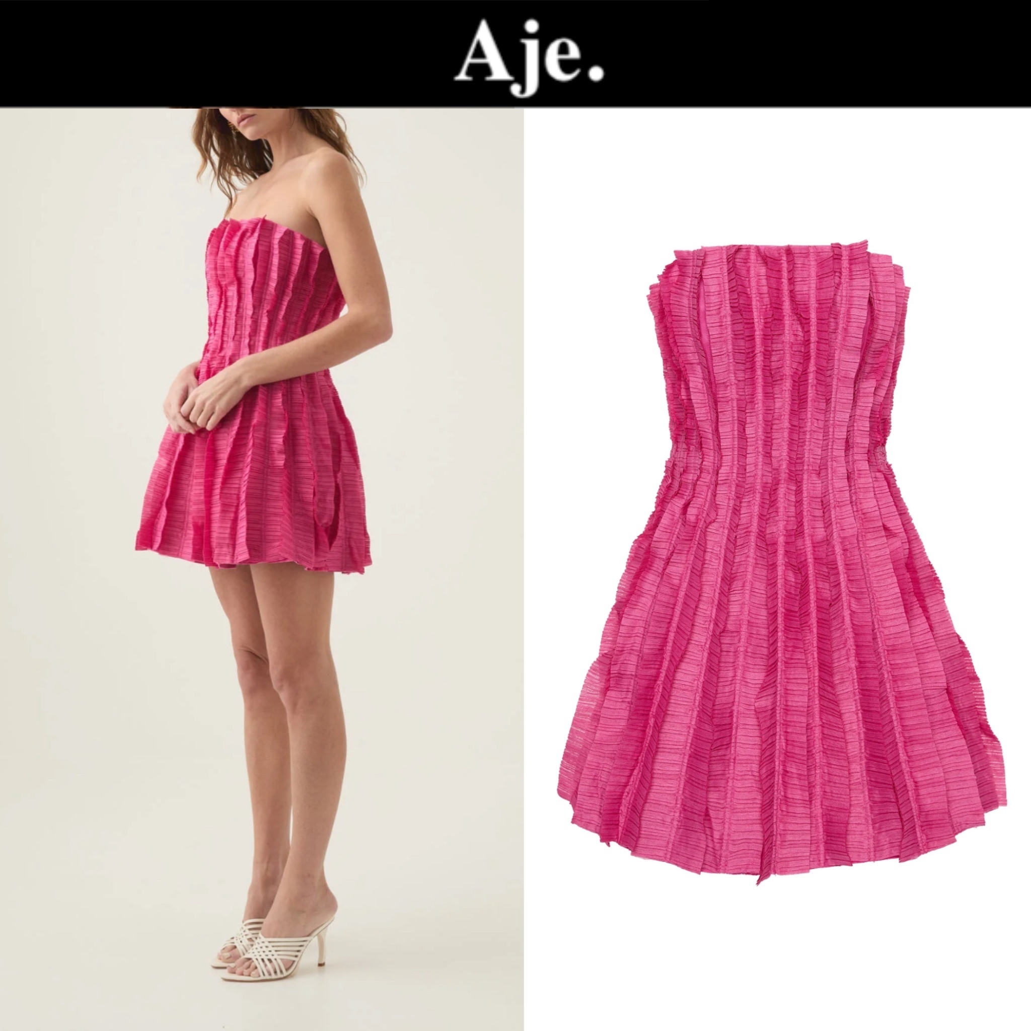 【Aje.】Hybrid Sleeveless Mini Dress