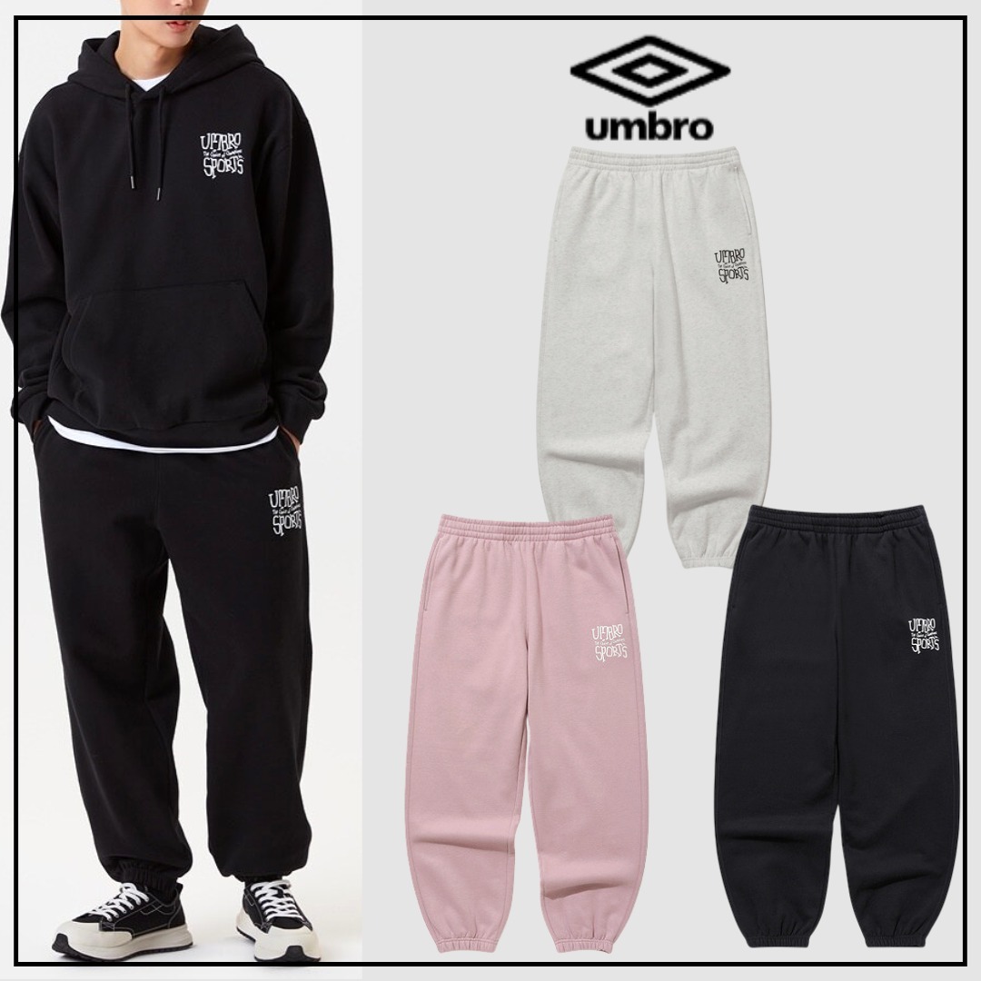 韓国*UMBRO■新作*ユニセックス 起毛 ジョガーパンツ■送料込