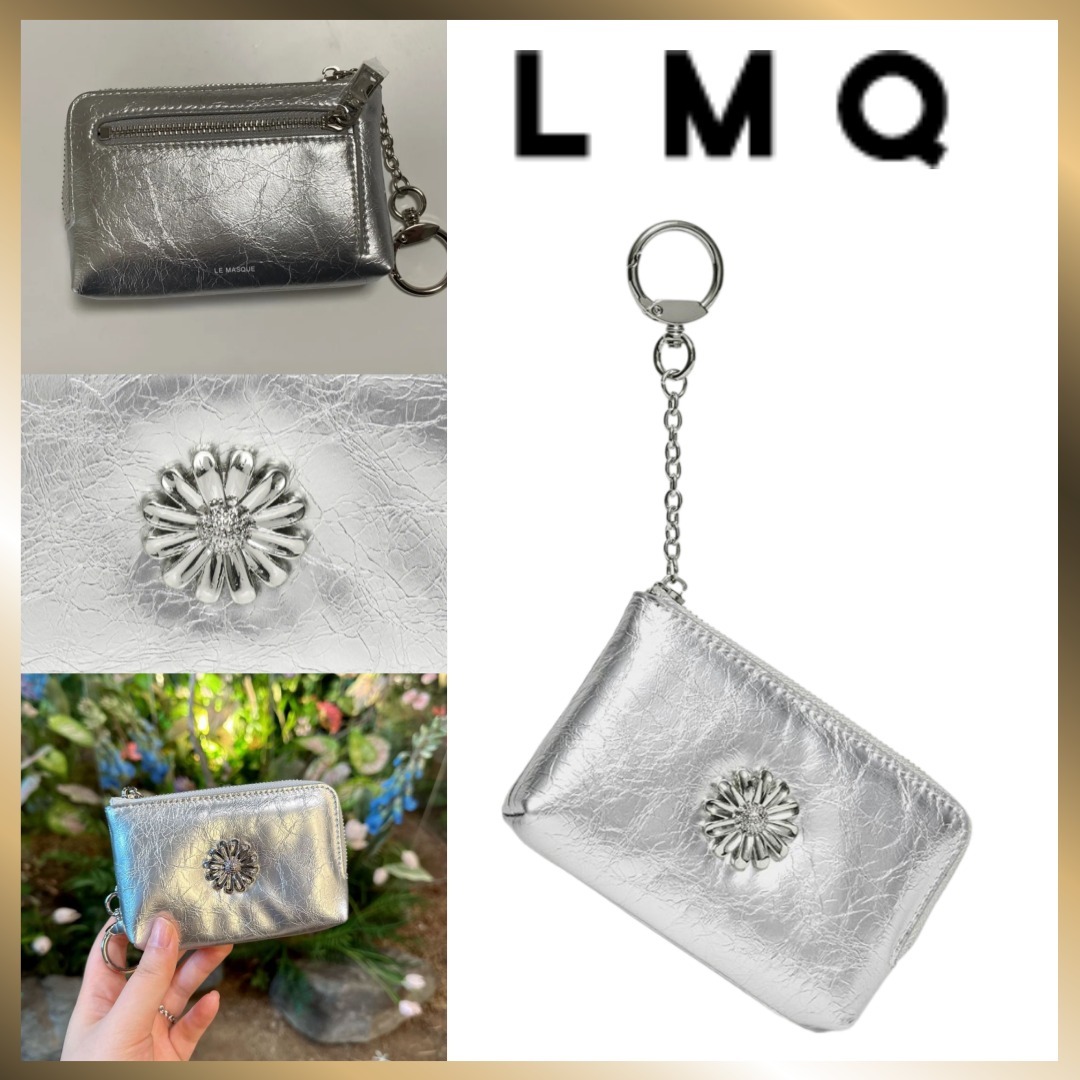 ◇LE MASQUE◇ Daisy key ring coin zipper card wallet pouch s