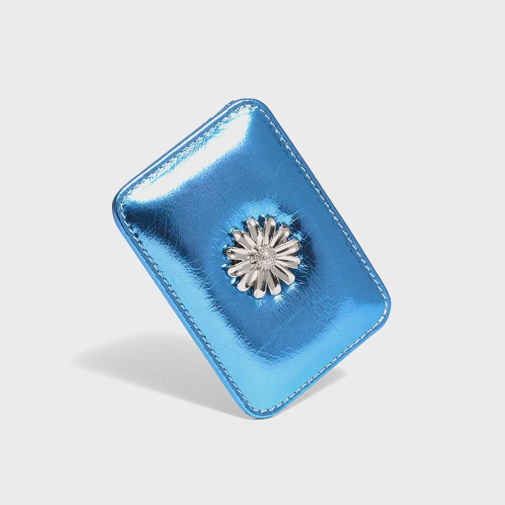 ◇LE MASQUE◇ Daisy Slim Mini Transportation Card Wallet Shi