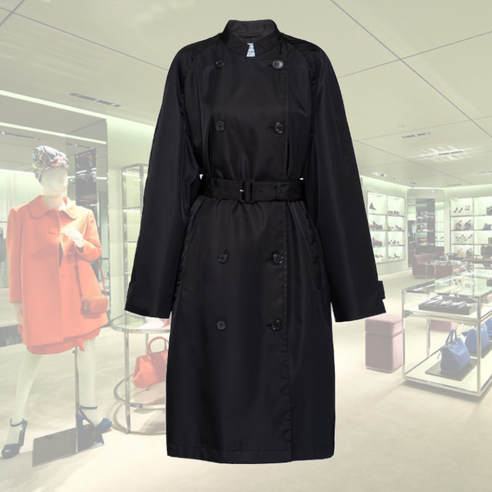 【24AW】Re-Nylon レインコート◆プラダ◆