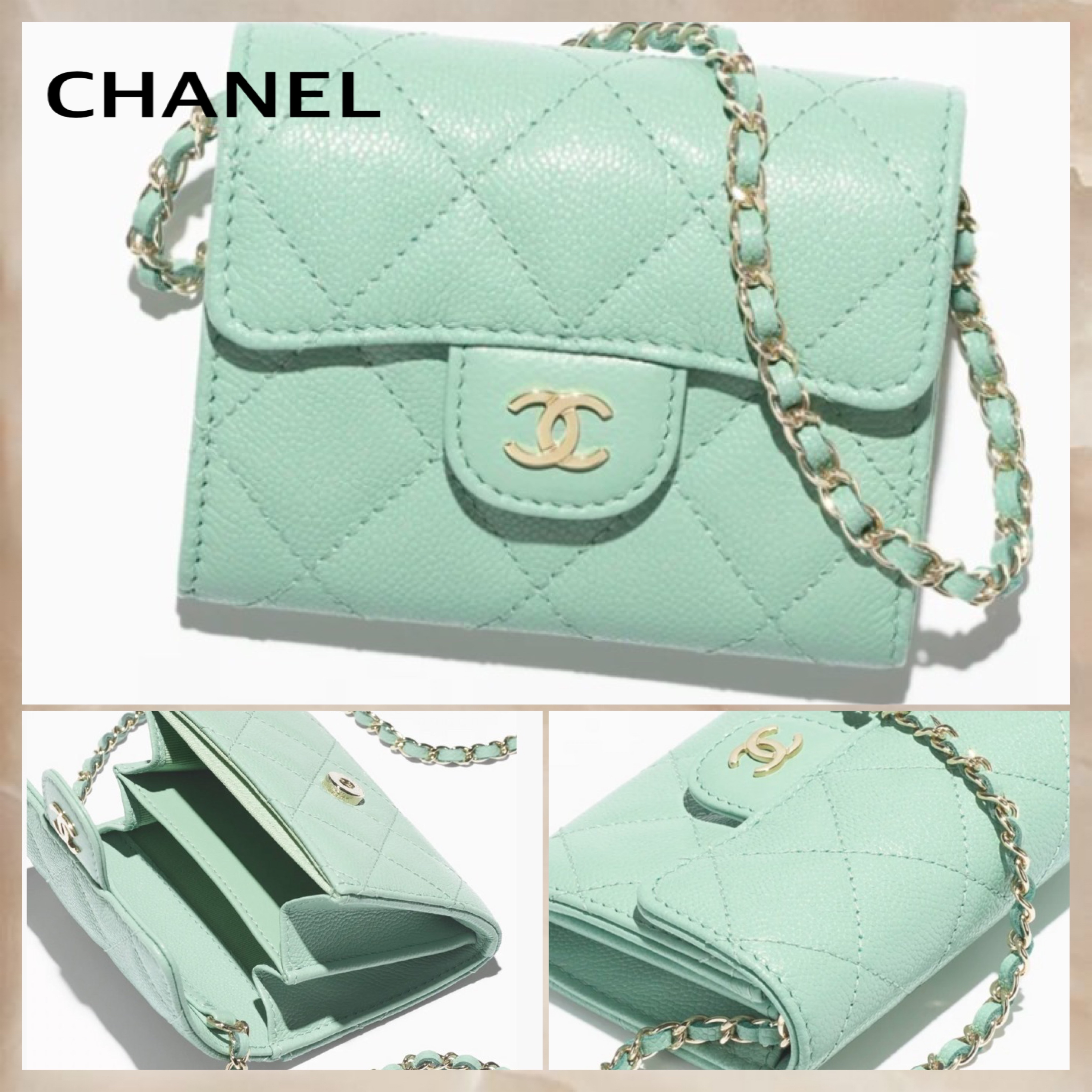 【CHANEL】クラシック チェーン クラッチ バッグ/財布