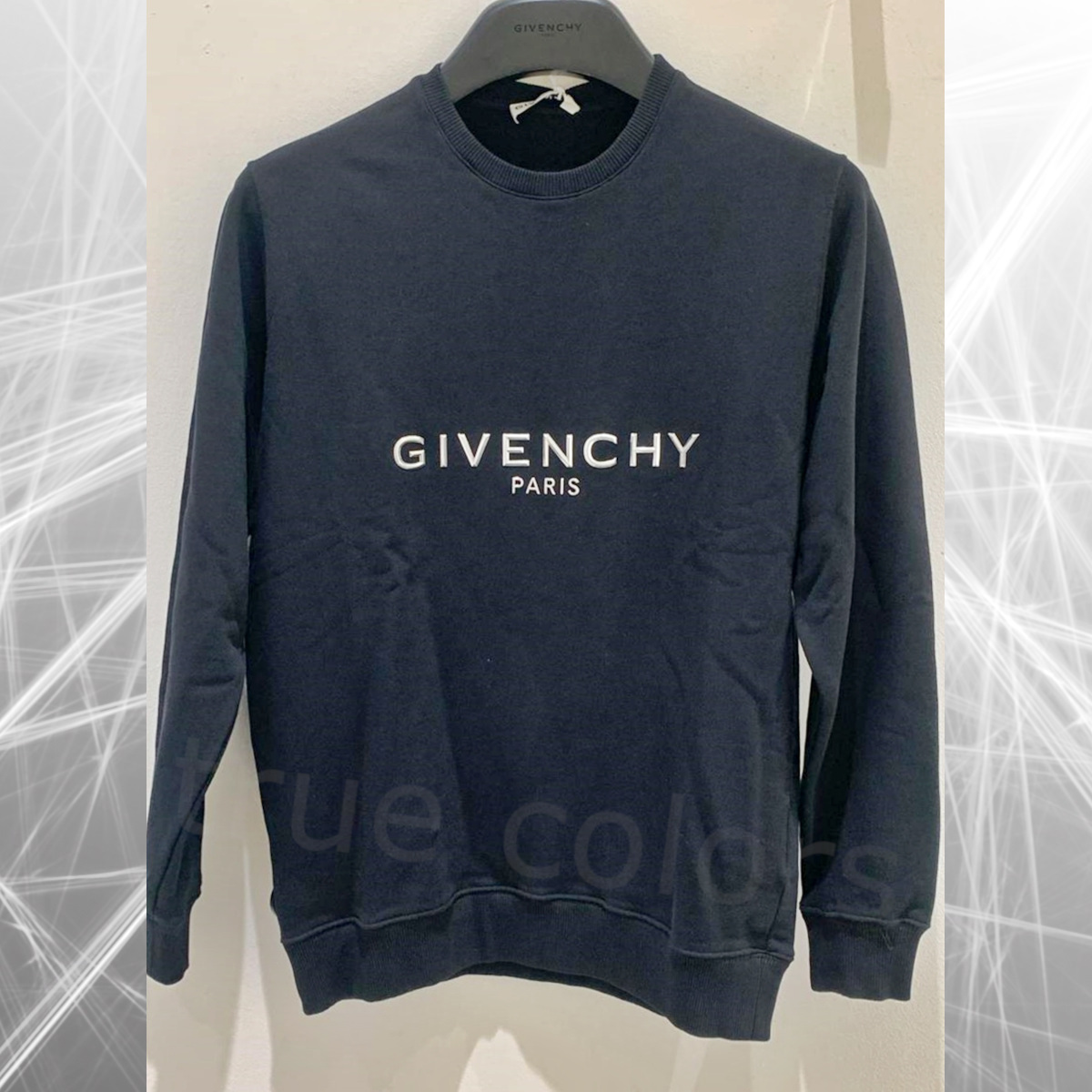GIVENCHY ジバンシィ シグネチャーロゴ刺繍 スウェットシャツ