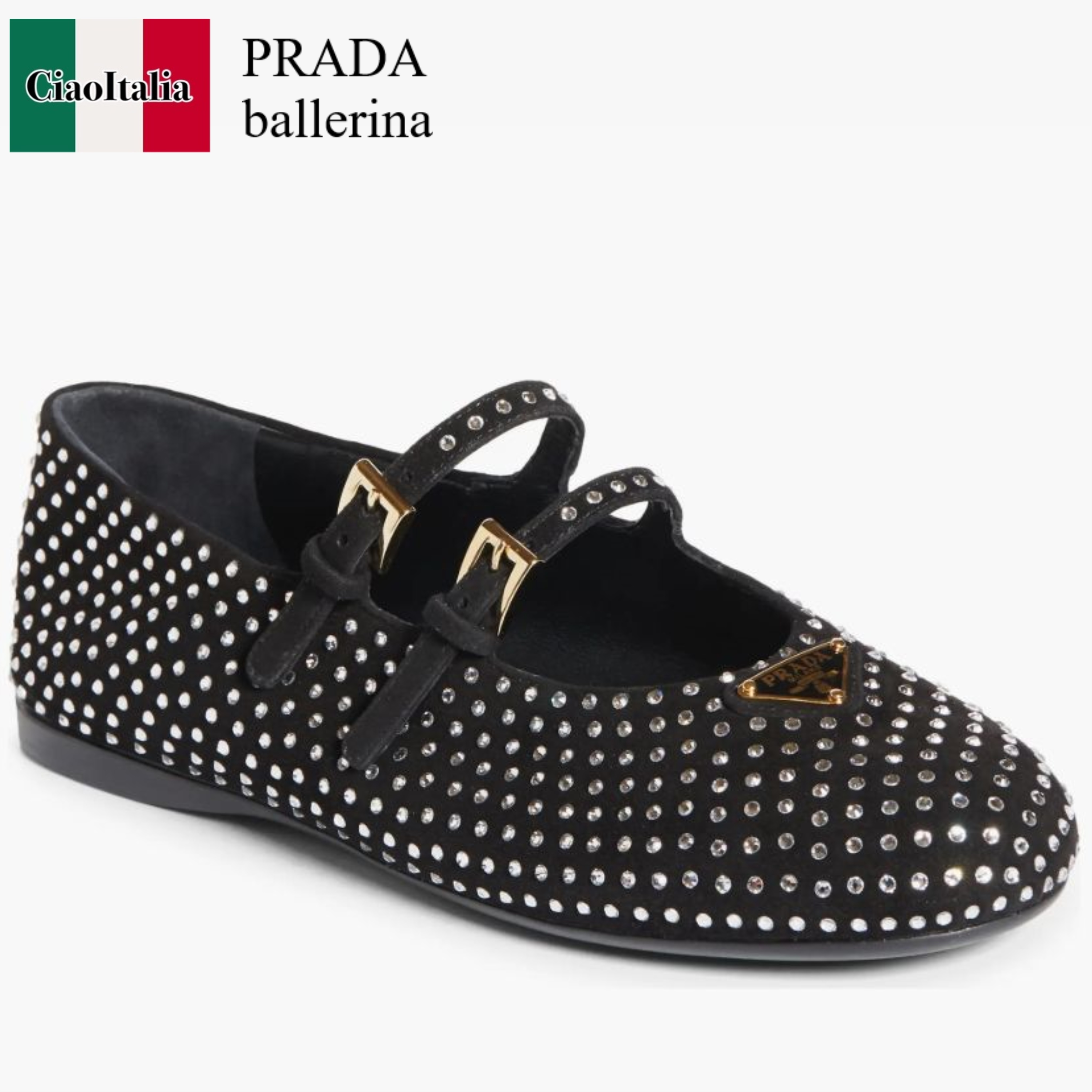 バレエシューズ Prada ballerina