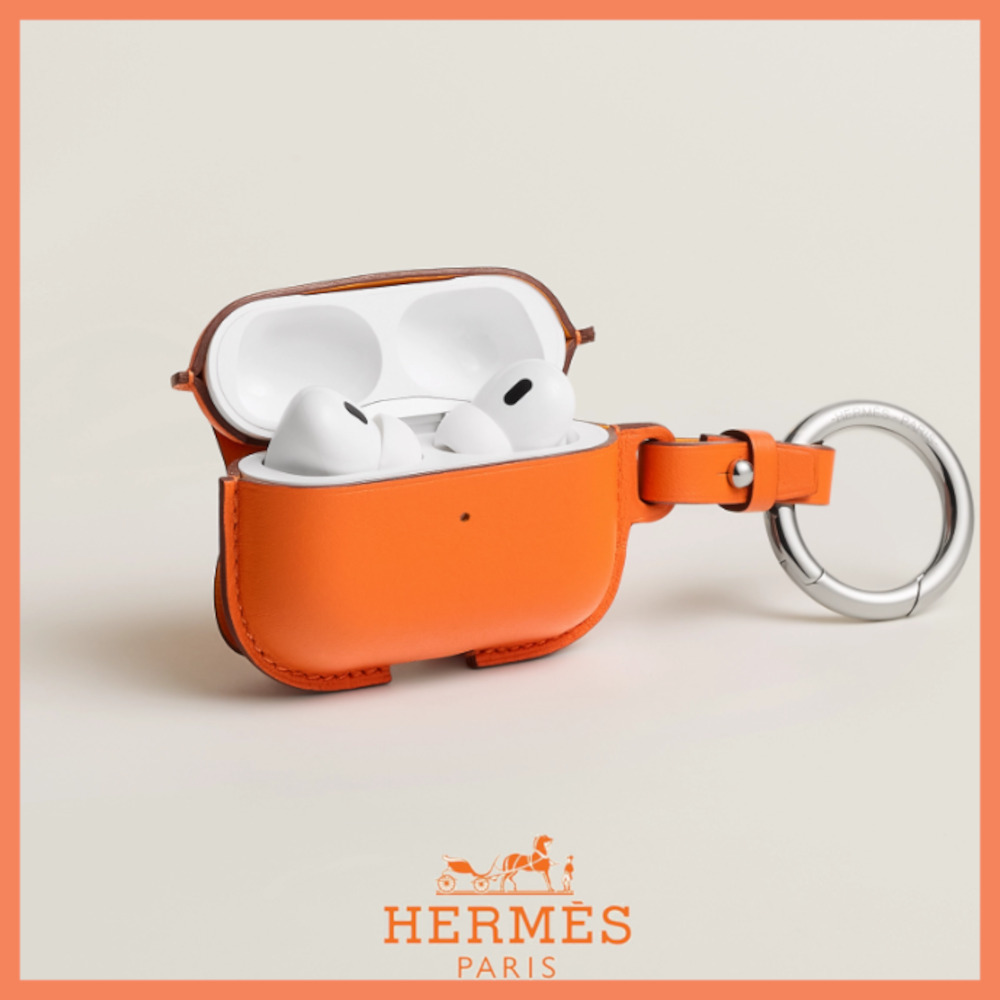 【エルメスカラーが可愛い♪】HERMES Air pod’s Pro 2用ケース