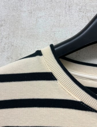 JIL SANDER】 ジルサンダー ロゴパッチ ストライプ Tシャツ