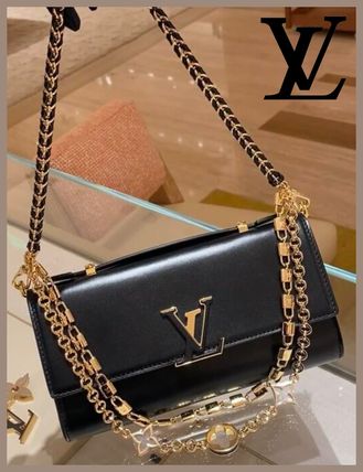 上品♪【LouisVuitton】チェーン付きカプシーヌウォレット 60591-1573-