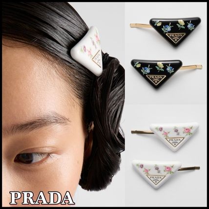 バレッタ ホワイト（白）系 PRADA(プラダ) - 海外通販のBUYMA