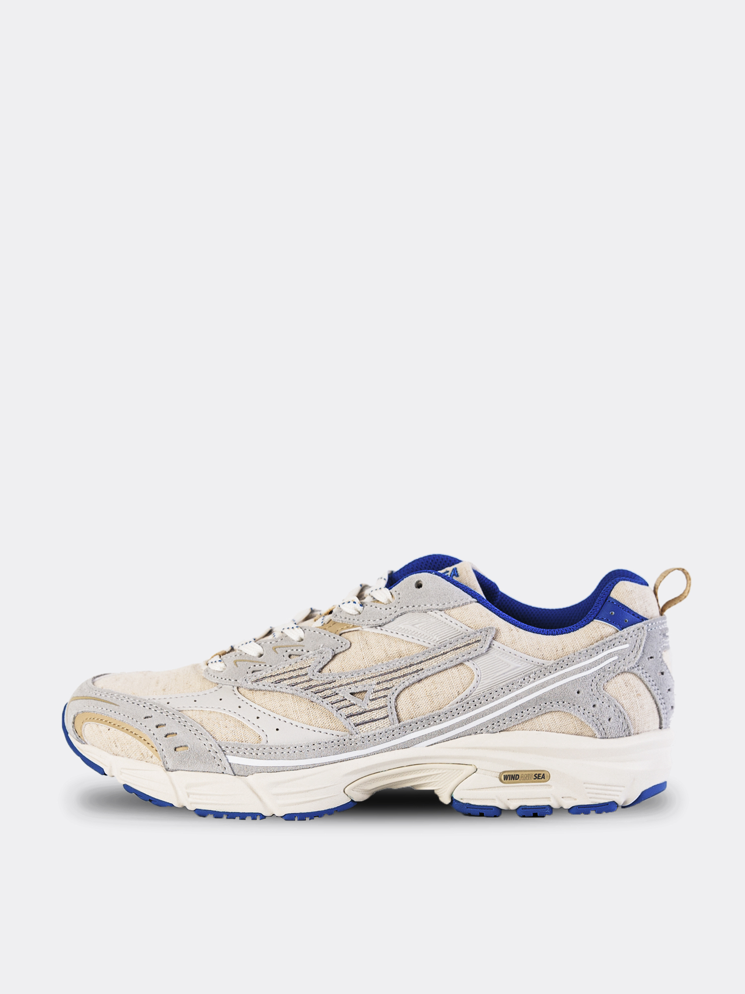 【MIZUNO】MXR x WIND AND SEA (BEIGE/LIGHT GRAY/BLUE)