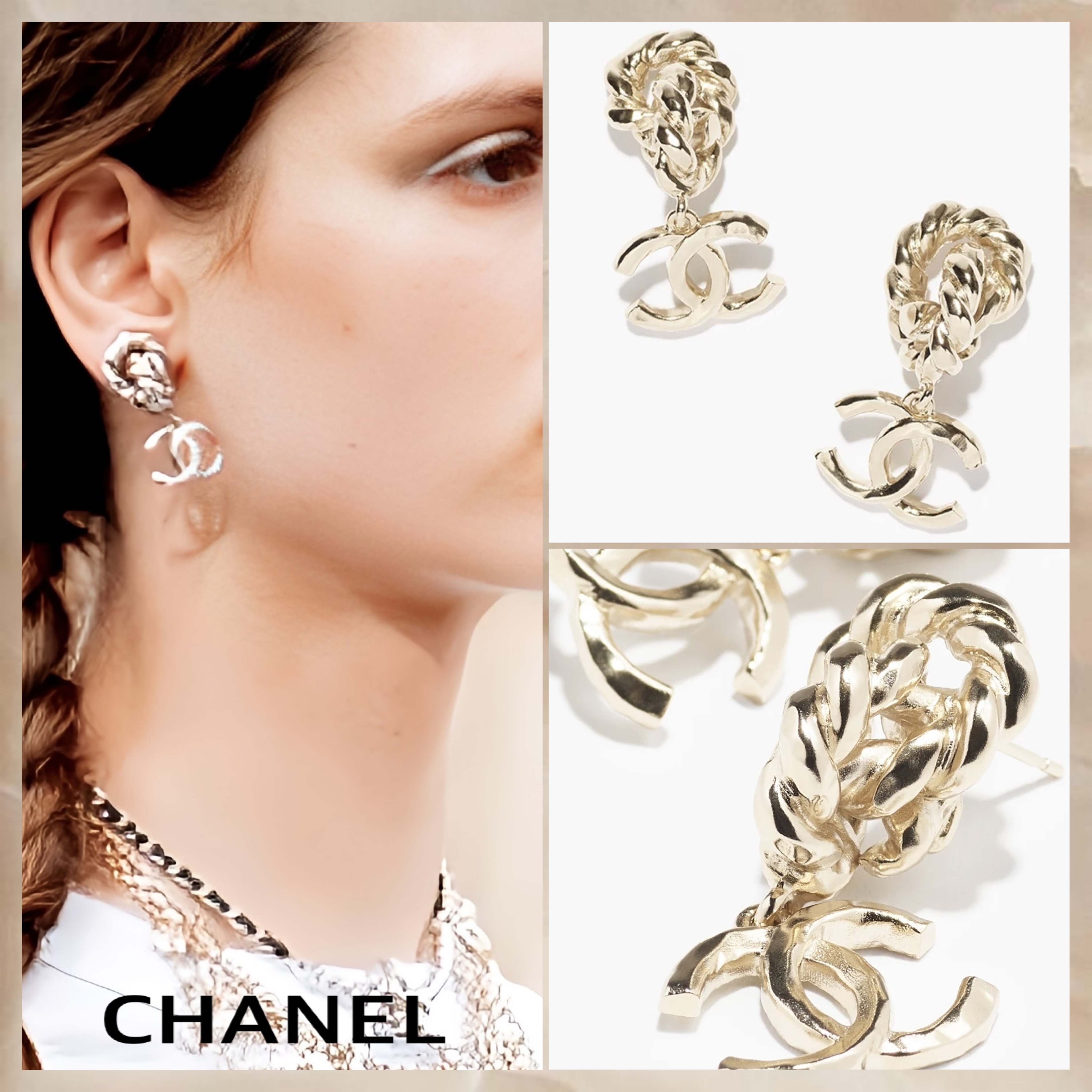 新作【CHANEL】シャネル ピアス CCロゴ