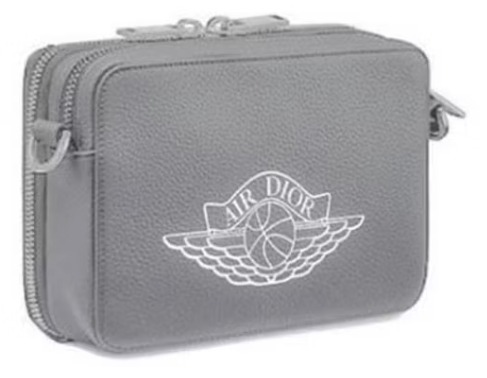 幻の新品★Dior x Jordan Wings Messenger Bag Grey