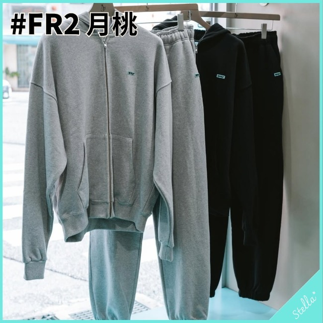 ■#FR2 月桃■Small Box Zip up Hoodie & Sweat Pants★SET-UP★