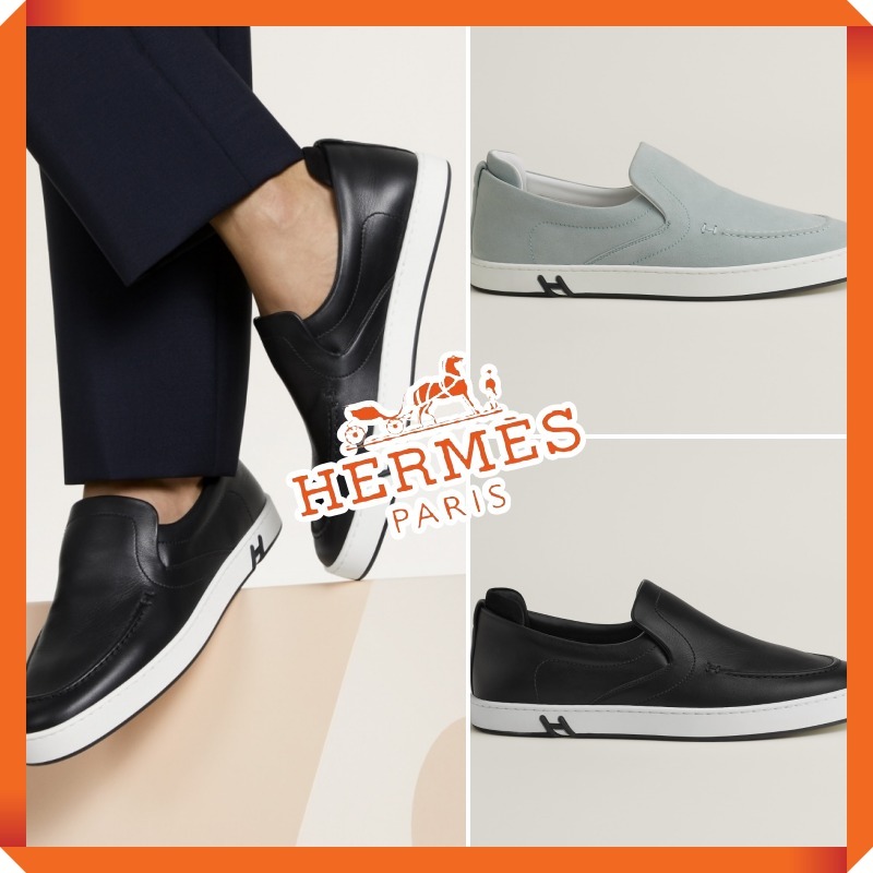 人気♪HERMES☆スニーカー スリッポン 2色