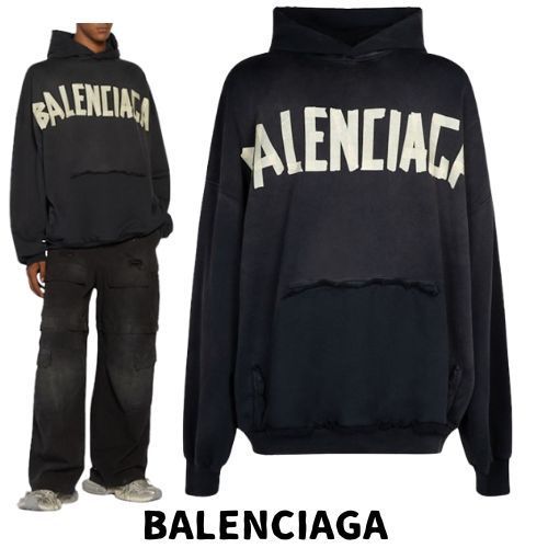 【BALENCIAGA】コットンスウェットフーディー