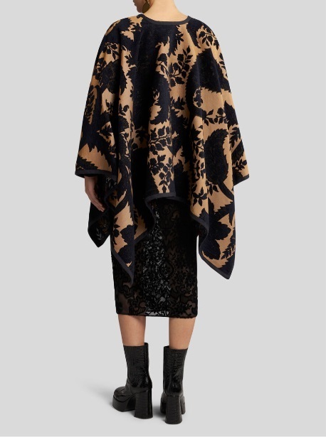 【★完売必至★】ETRO ☆ リバーシブル ジャカード ケープ ETRO】リバーシブル ジャカード ケープ (ETRO/ポンチョ・ケープ
