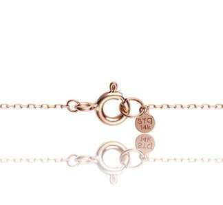 STONE HENgE/送料込み/関税込み 14K Heart Cubic Necklace