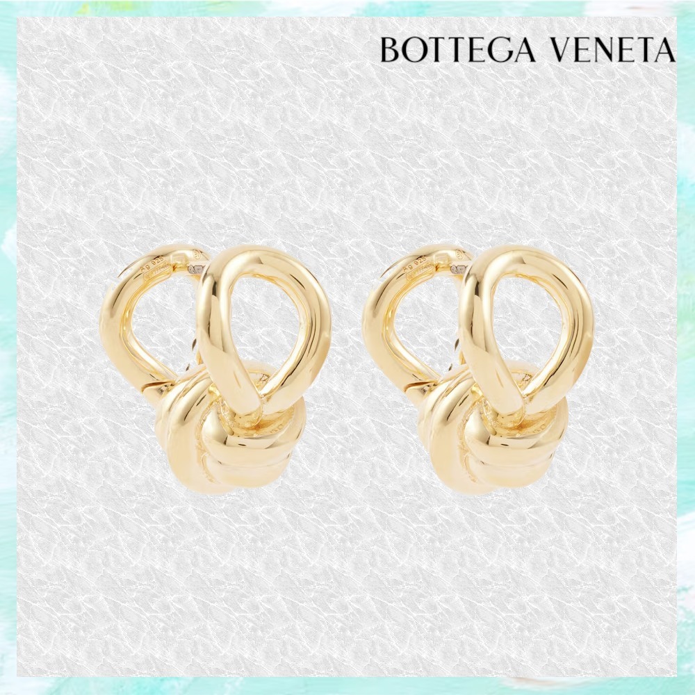 【送料込】BOTTEGA VENETA_sterling silver hoop earrings