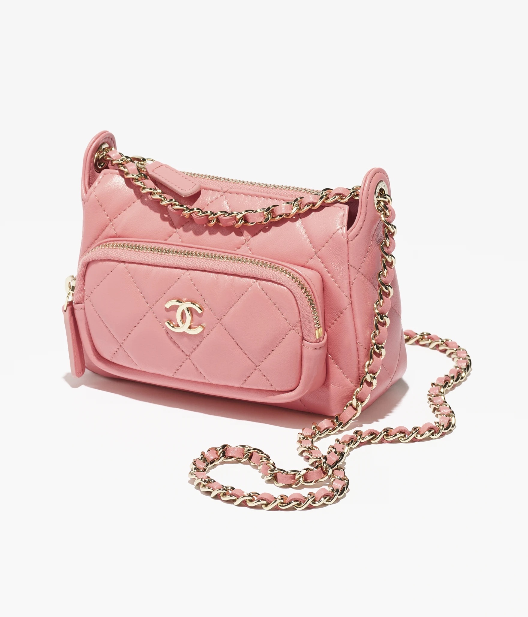 《ピンクがキュート♡》 CHANEL チェーン クラッチ