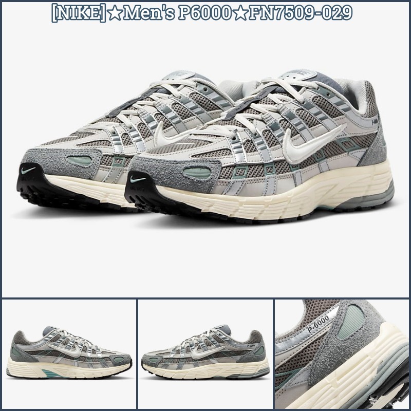 [NIKE]★Men's P-6000★Flat Pewter/FN7509-029