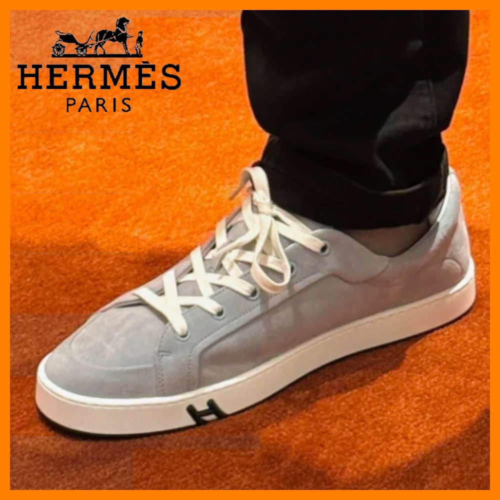 【爽やかなカラー♪】HERMES スニーカー