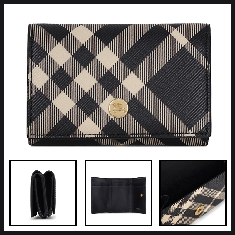 ★送料関税込★Burberryバーバリーチェックコンパクトウォレット