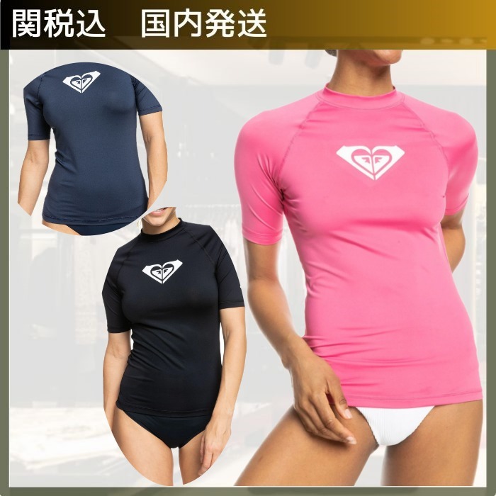 ROXY/ホールハート 半袖 ラッシュタンクトップ