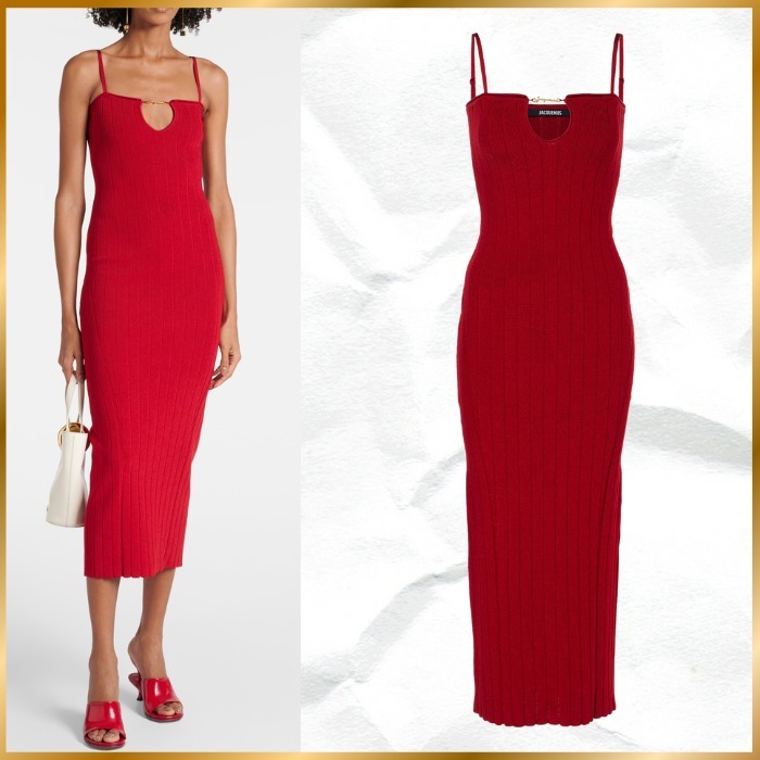 関税込◆JACQUEMUS◆La Robe Sierra Bretelles ミディドレス
