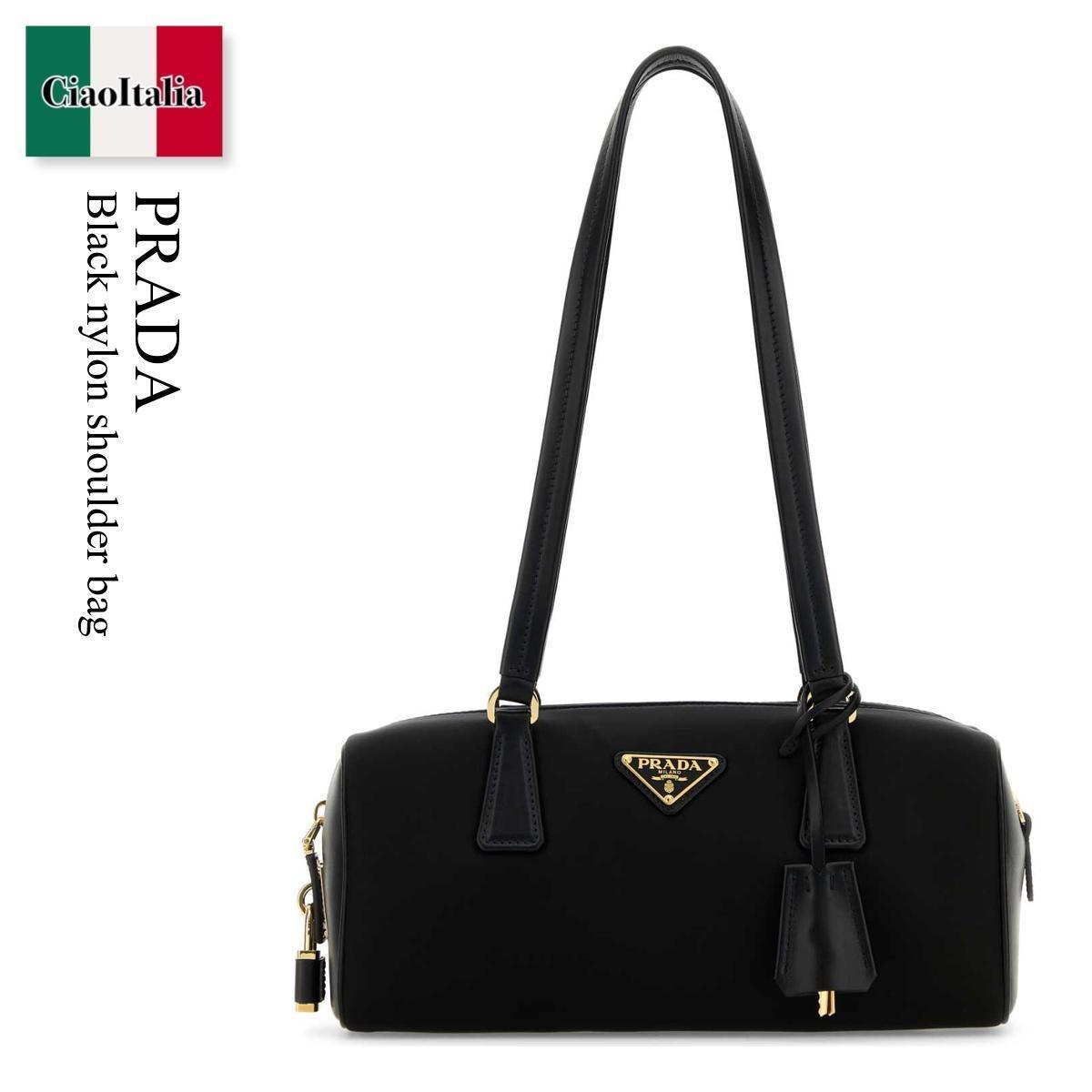 ショルダーバッグ・ポシェット Prada Black Nylon Shoulder Bag