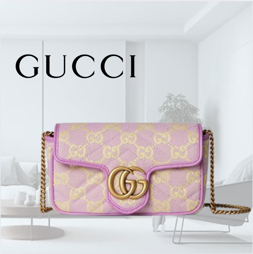 【すぐ届く】Gucci GG スーパーミニ ショルダーバッグ