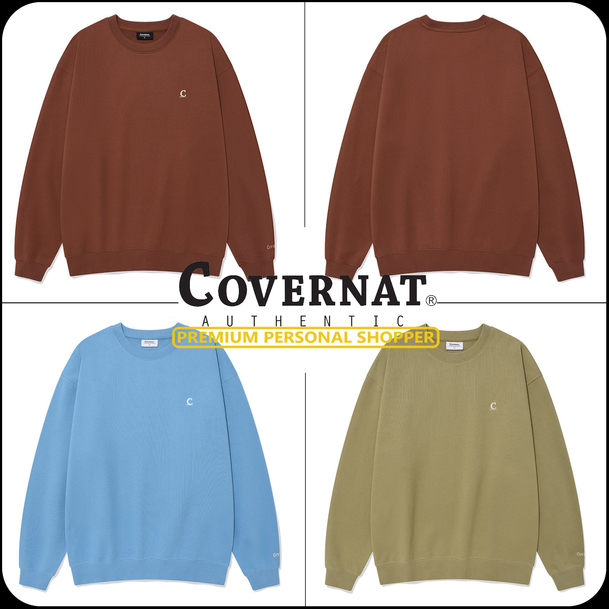 [COVERNAT]★24FW★韓国人気★SIGNATURE SYMBOL SWEATSHIRT