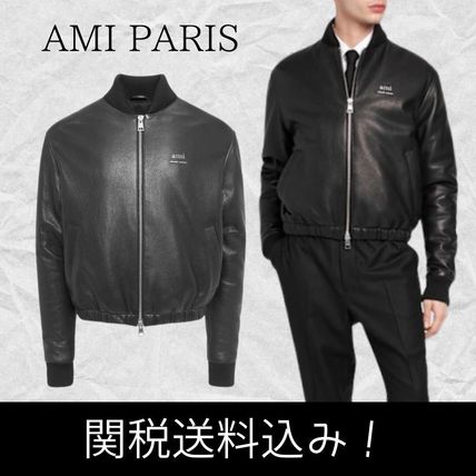 AMI PARIS(アミ パリス) レザージャケット(メンズ) - 海外通販の