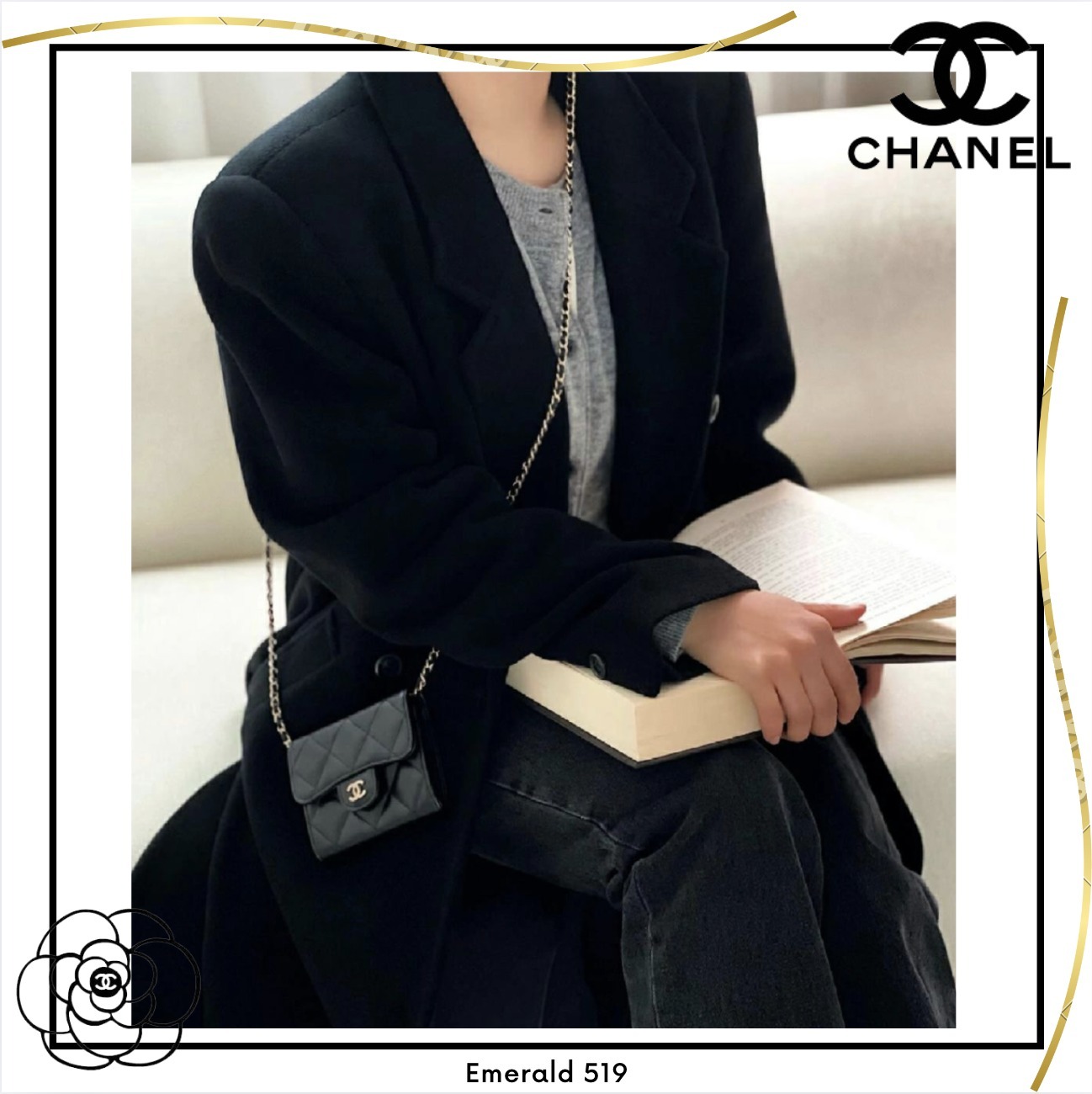 CHANEL《希少》マトラッセ ショルダーバッグ チェーンウォレット