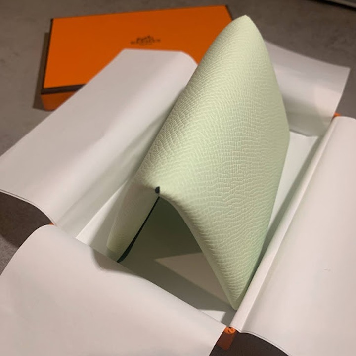 《バイカラー♡》HERMES カルヴィ カードホルダー