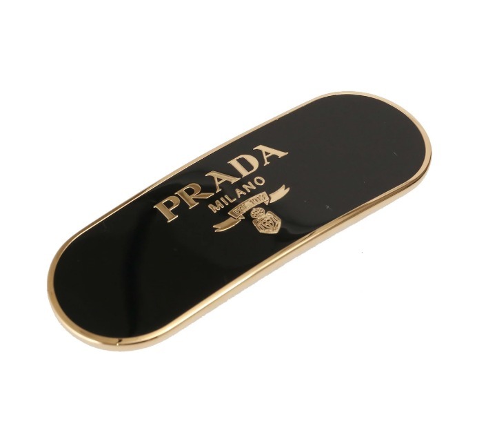 スピード配送【PRADA/プラダ】 メタル ヘアクリップ・バレッタ