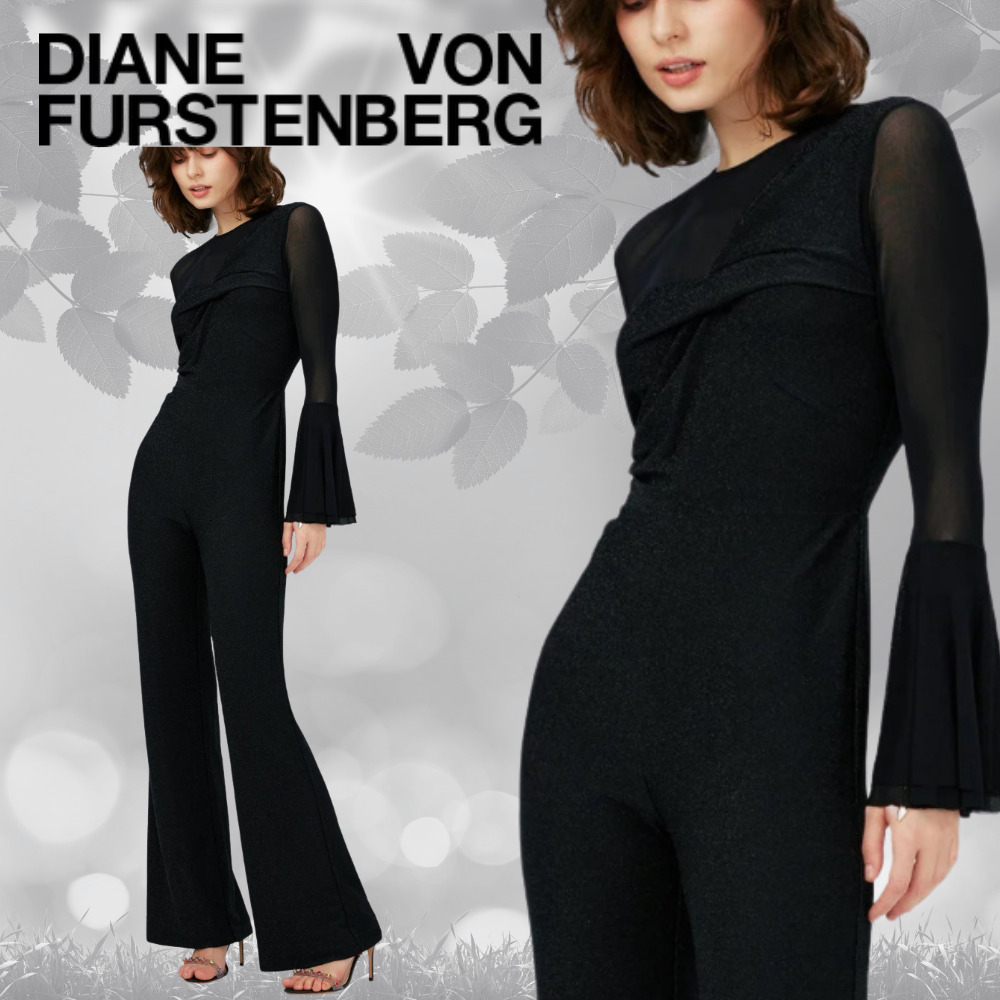 【関税込】DVF ★柔らかい生地★ 上品 Dierdre ジャンプスーツ