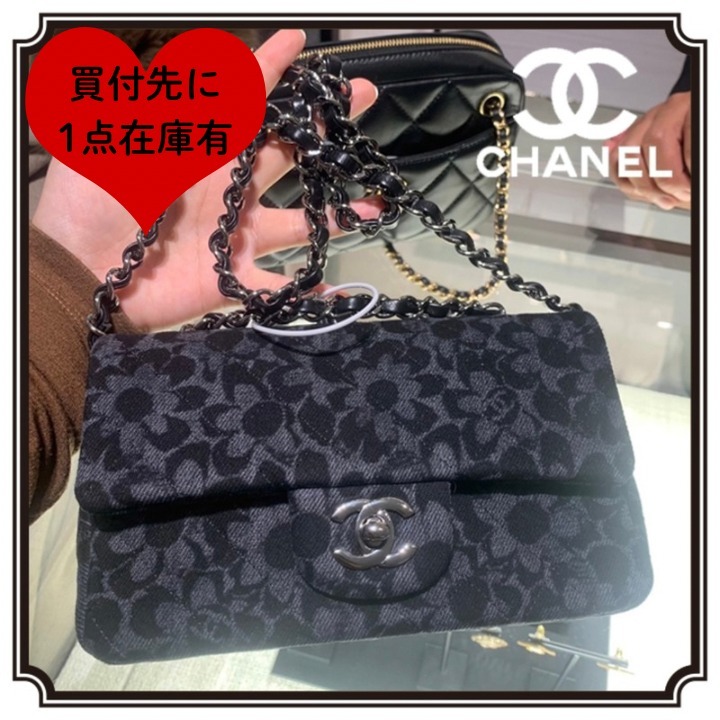 【カメリア好き必見♡】CHANEL クラシックハンドバッグ