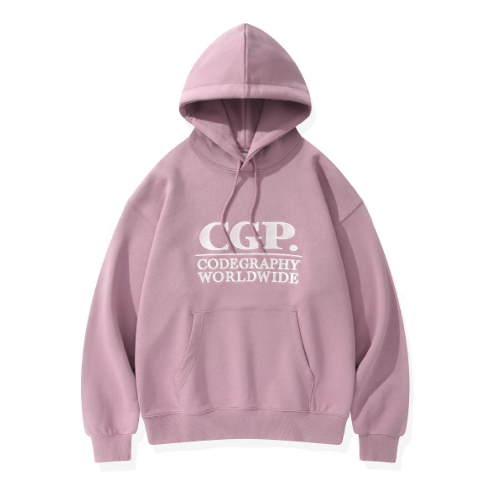 ★codegraphy★ CGP Square Logo Hoodie Pale Pink