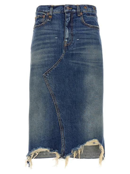 ミニスカート R13 Women Mini Skirts R13WD100D216BGARNETBLUE