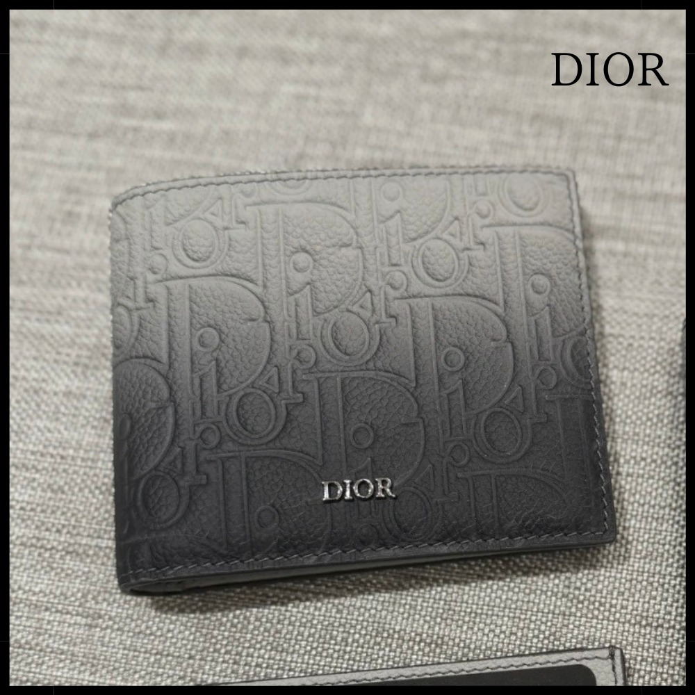 【シンプルデザイン♪】Dior ディオール 二つ折り ウォレット
