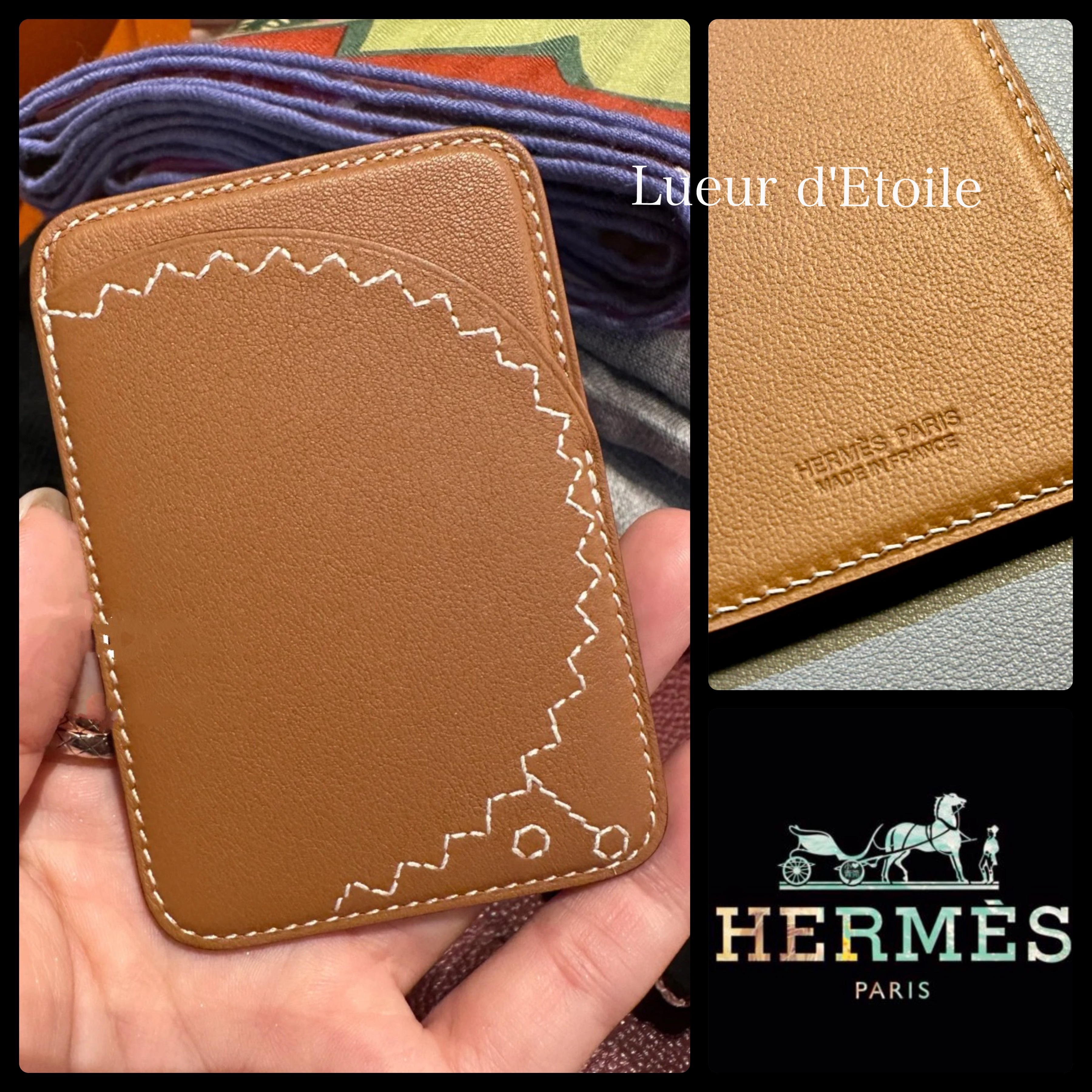 【Hedgehog】HERMES MagSafe iPhone シュヴァル カードケース