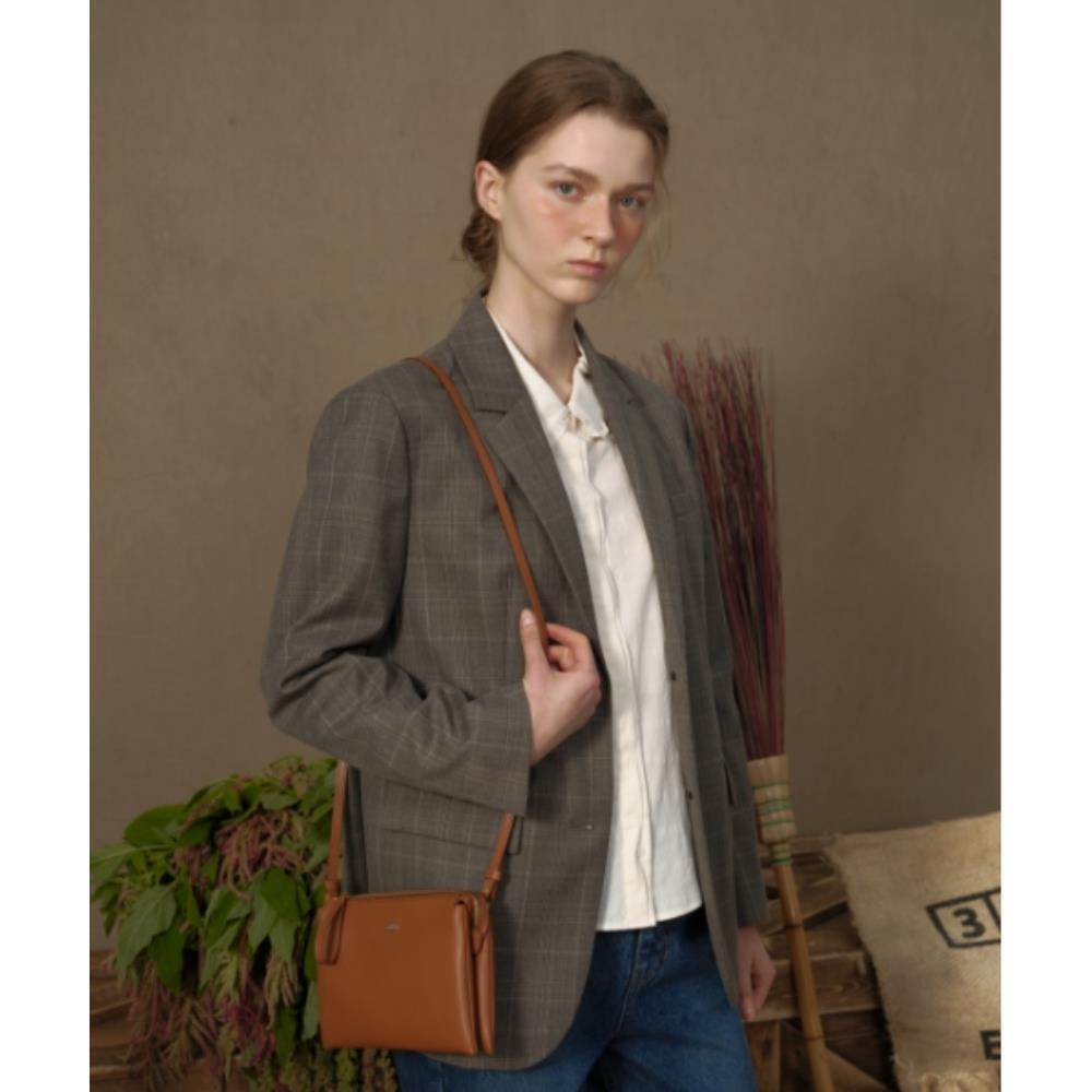 ショルダーバッグ・ポシェット depound Double bag shoulder camel DP2478BG005MCAXX