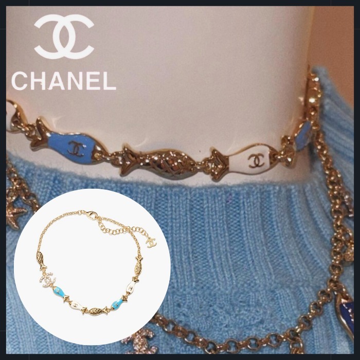 ◆かわいいマリン風デザイン◆CHANEL チョーカー
