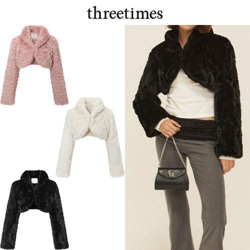 ★24-25FW新作★threetimes★Puppy bolero