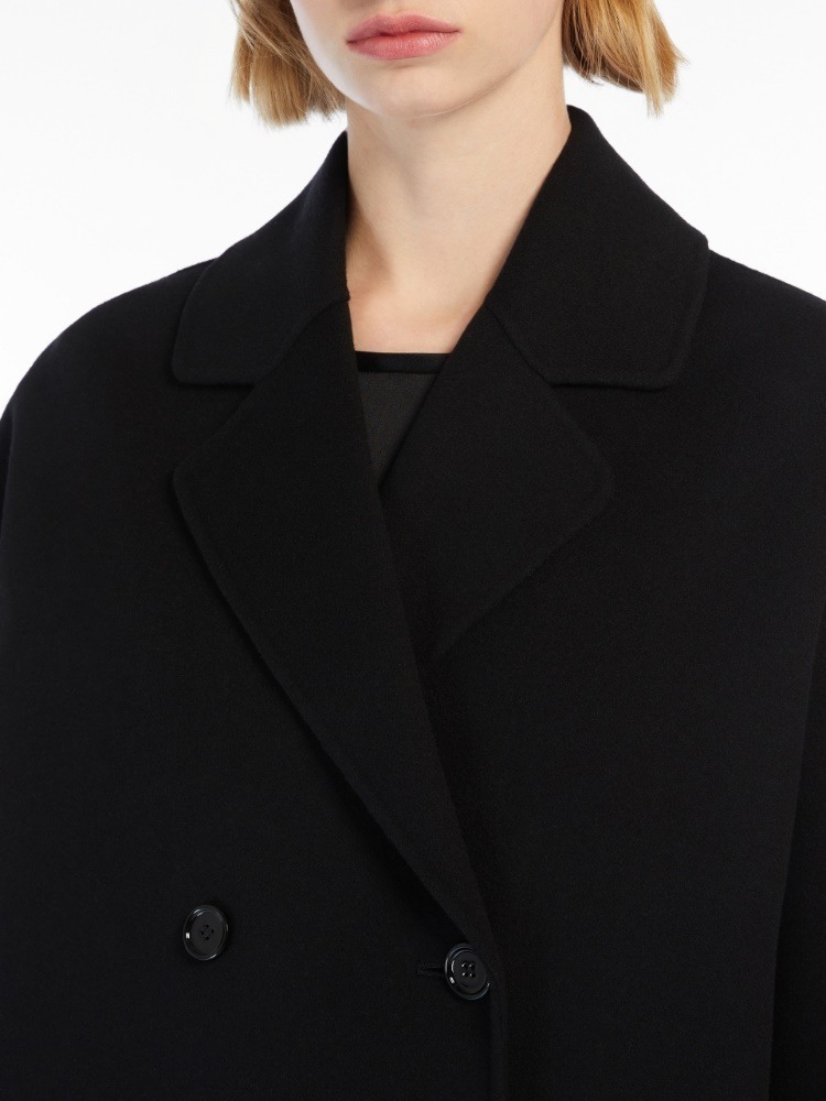 【シンプル】'S Max Mara《CAPI》ピュア ダブルブレスト コート
