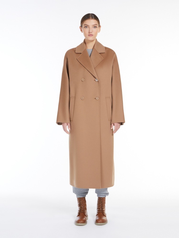 【シンプル】'S Max Mara《CAPI》ピュア ダブルブレスト コート
