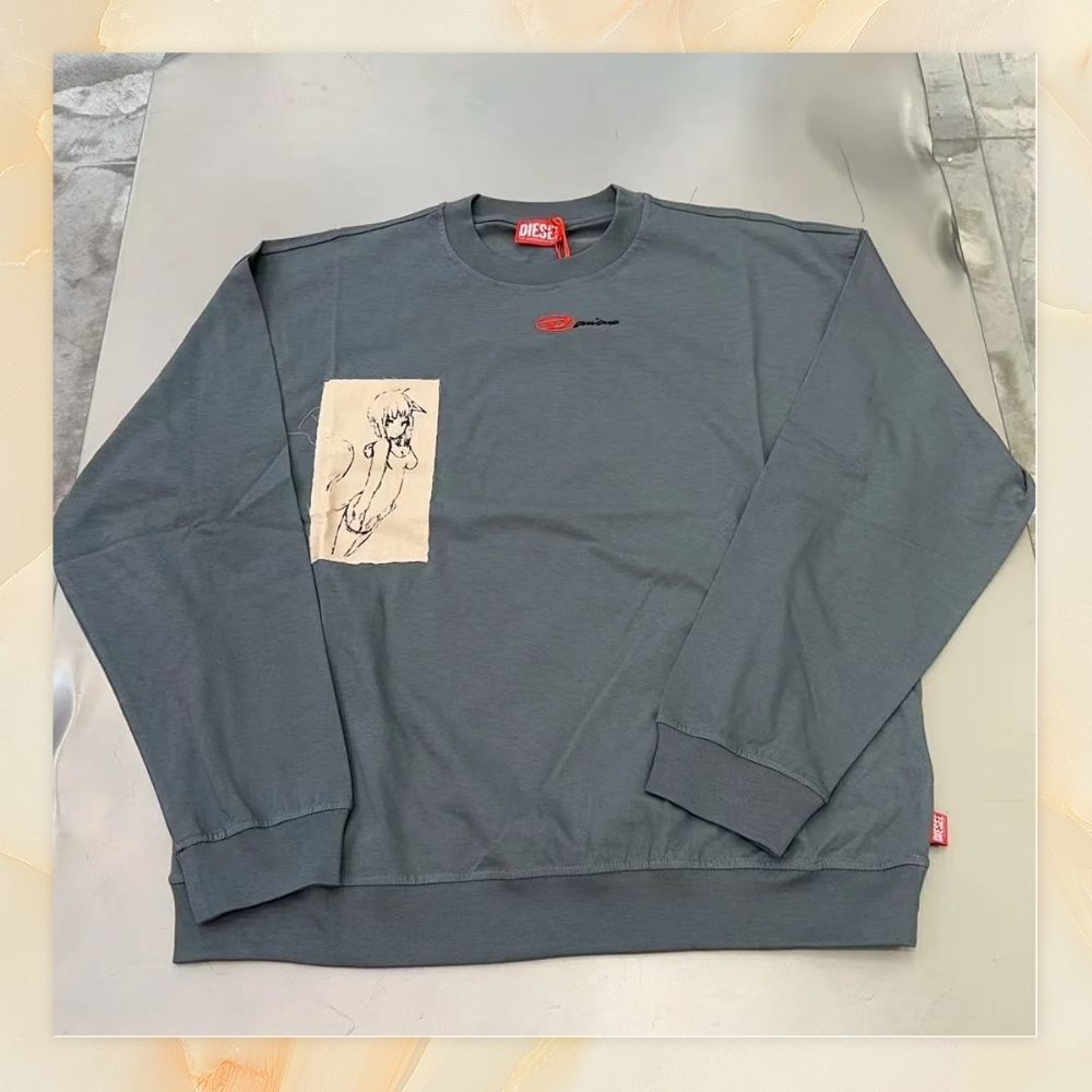 【DIESEL】S-Boxt-Ls-1p-Dd プルオーバースウェット