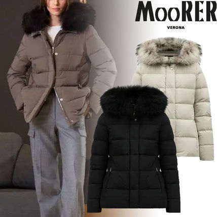 【MOORER】ダウンジャケット フード付き KILIE-FUR-KN MOORER】ダウンジャケット フード付き KILIE-FUR-KN (MOORER