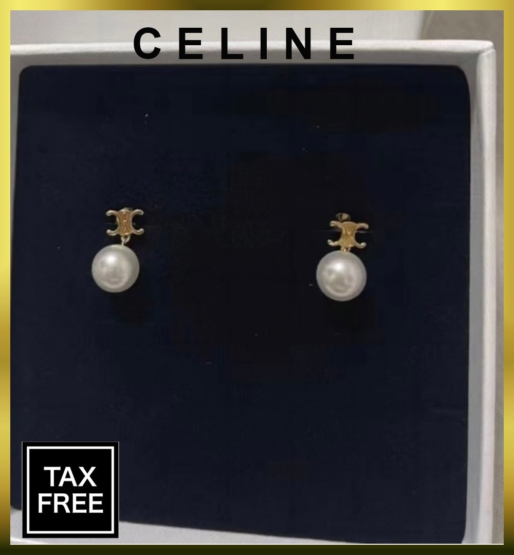 CELINE　マイヨン トリオンフ パールイヤリング ピアス 耳元に華やかさをプラス CELINE マイヨン トリオンフ セリーヌ